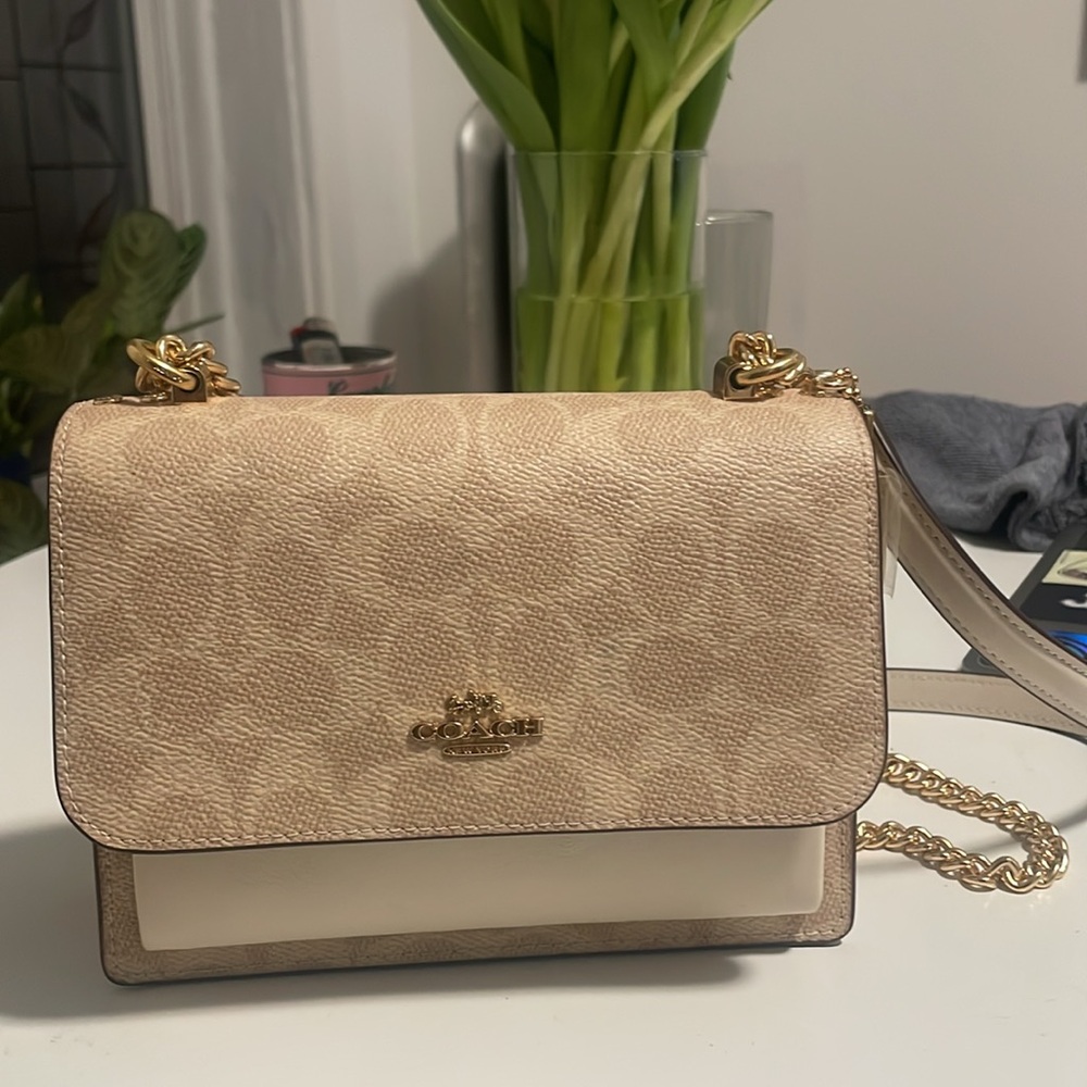 Coach Mini Crossbody Bag with Signature Canvas
